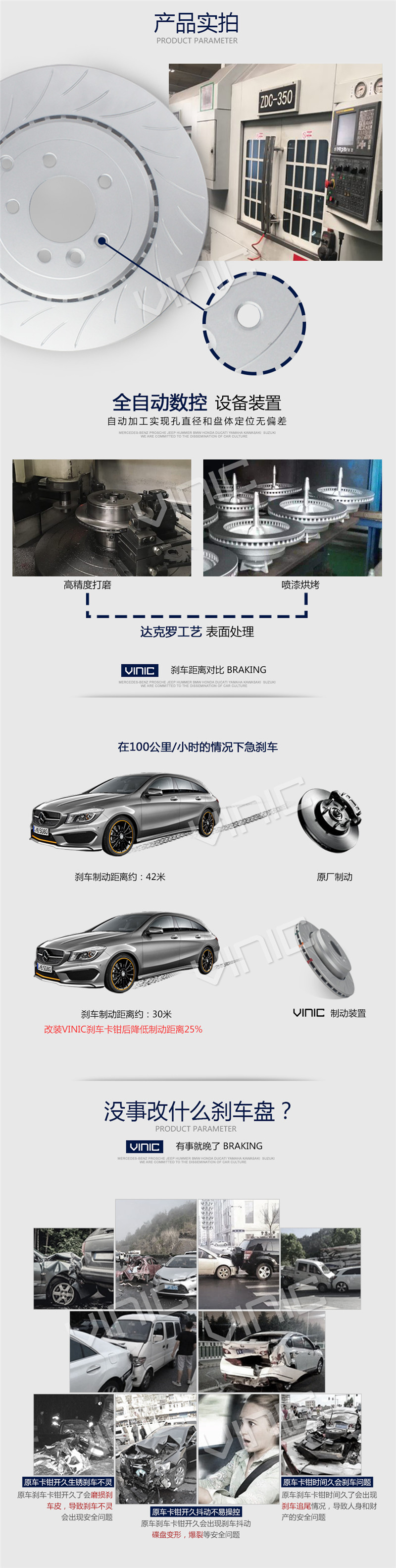 汽車剎車盤產品展示